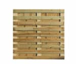 Houten scherm 17 planken 180 x 180 cm